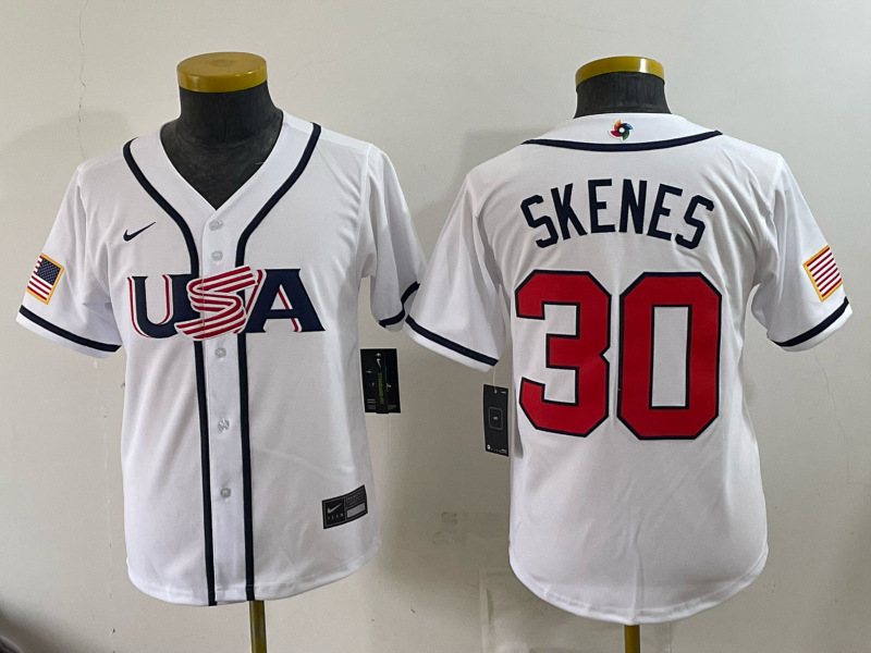 women 2026 World cup white MLB jersey 0536005